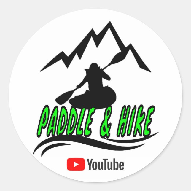 Rond Paddle & Hike sticker 1 (Devant)