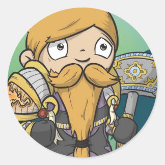 Rond Paladin nain - Sticker