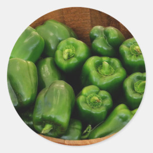 Rond Panier de poivrons Sticker