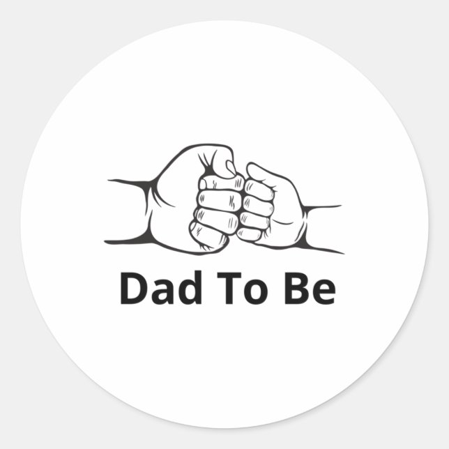 Rond Papa Doit Être Sticker (Devant)