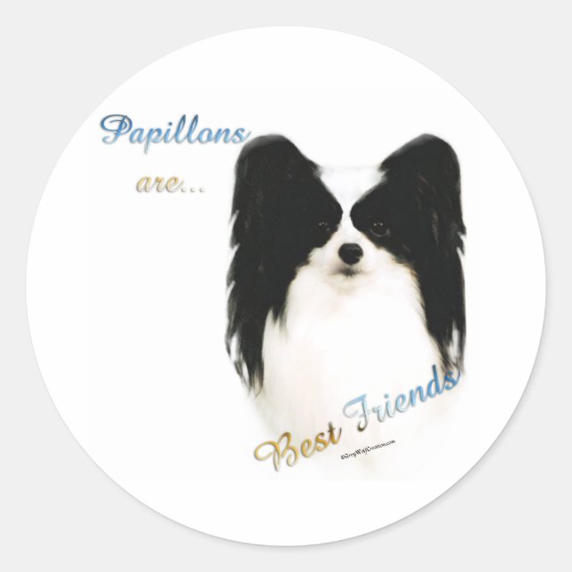 Rond Papillon Best Friend 2 - Sticker (Devant)