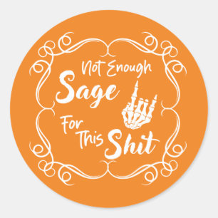 Rond Pas Assez Sage Drôle Sticker