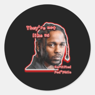 Rond Pas comme nous Sticker