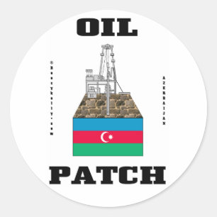 Rond Patte d'huile d'Azerbaïdjan, Sticker de champ d'hu