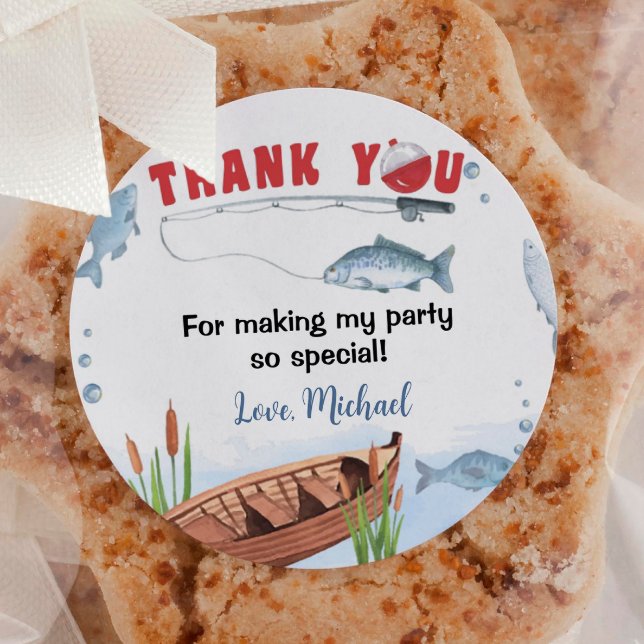 Rond Pêche Anniversaire Classic Round Sticker (Créateur téléchargé)