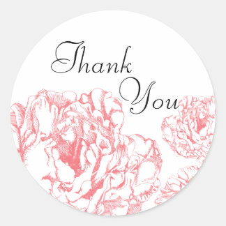 Rond Peony Enregistrer le sticker de date