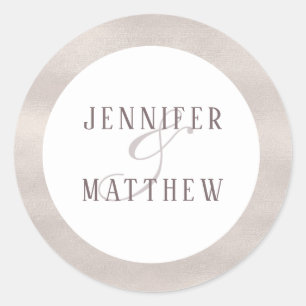 Rond Perle précieuse Sticker Monogramme