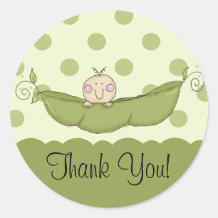 Rond Petit Petit Pois Doux Merci Sticker