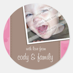 Rond PHOTO STICKER :: tacheté tacheté 1