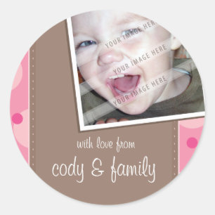 Rond PHOTO STICKER :: tacheté tacheté 7