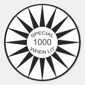 Rond Pinball spécial quand Sticker Lit