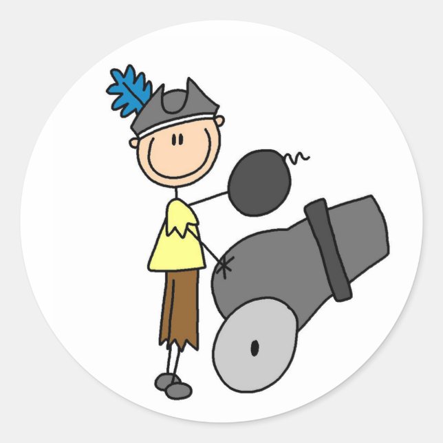 Rond Pirate Avec Sticker Cannon (Devant)