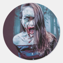 Pleure de peur Sticker dérangeant unique