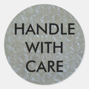 Rond Poignée Avec Sticker Soin