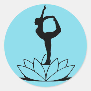 Rond Pose danseuse - Sticker Yoga
