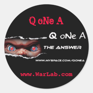 Rond Q Ne Sticker