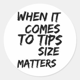 Rond Quand Il S'Agit De Conseils Taille S Sticker
