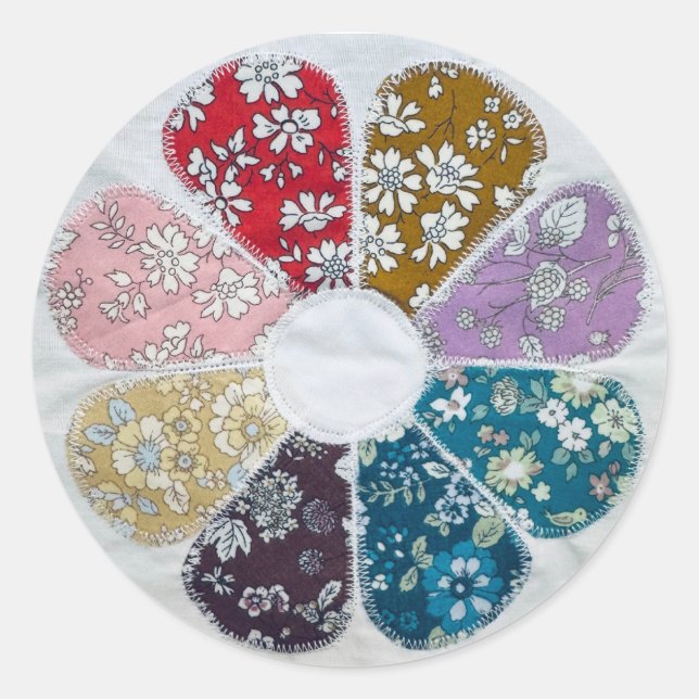 Rond Quilted Dresden Sticker (Devant)