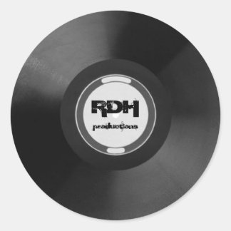 Rond RDHprod. Sticker en vinyle