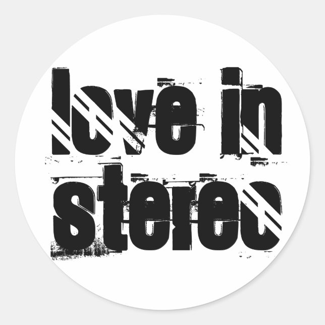 Rond Remplissez le Modèle Sticker (Devant)