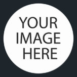 Rond Remplissez le Modèle Sticker<br><div class="desc">autocollant</div>