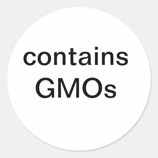 Rond Remplissez le Modèle Sticker (Devant)