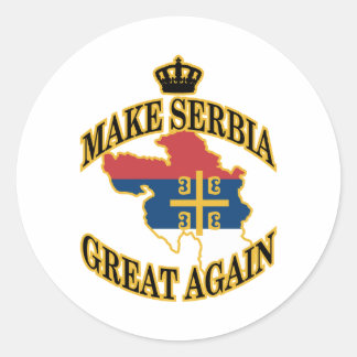 Rond Rendre à la Serbie sa grandeur Sticker