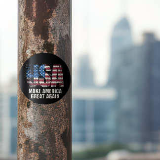 Rond Rendre à l'Amérique sa grandeur Sticker