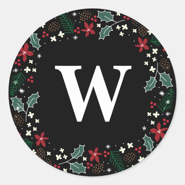 Rond Rendre les esprits brillants Sticker de vacances p (Devant)