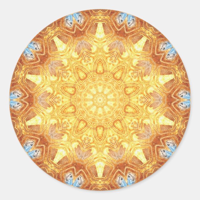 Rond Renouvellement Sticker Mandala (Devant)