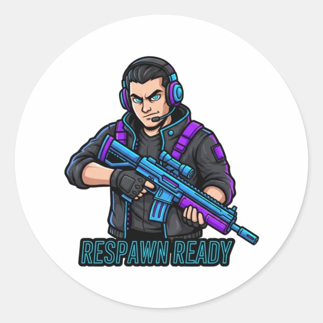 Rond Respawn ready Sticker (Devant)