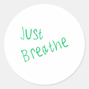 Rond Respire juste le Sticker
