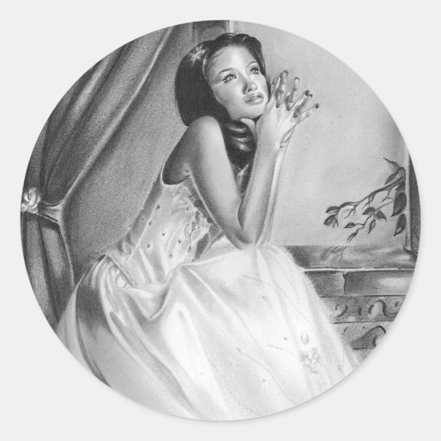 Rond Rêver De Vous Sticker (Devant)