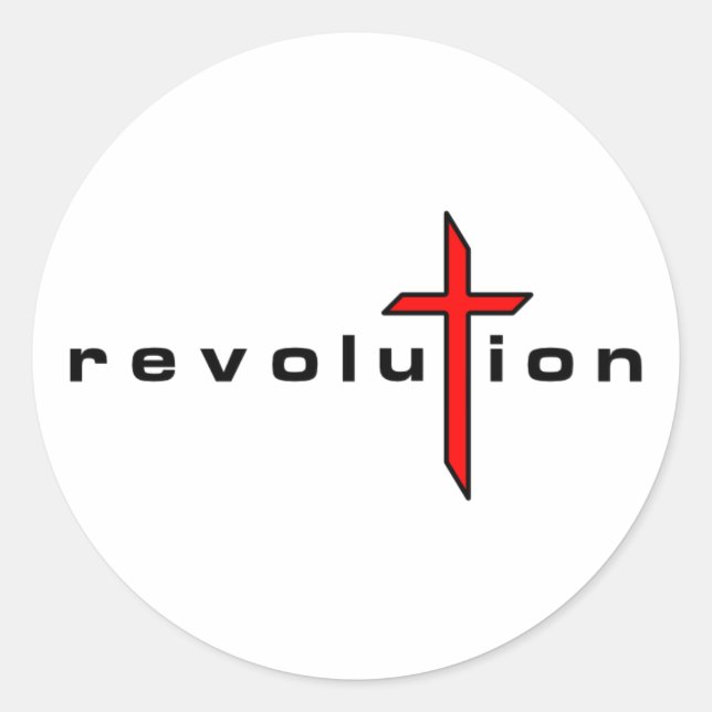 Rond revoluTion - Sticker classique (Devant)