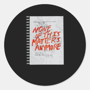 Rond Rien De Tout Cela N'Est Plus - Sticker Math Homewo
