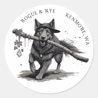 Rond Rogue & Rye Le Sticker Druid 3in
