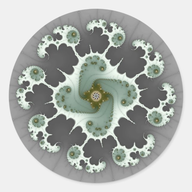 Rond Roue - Sticker fractal (Devant)