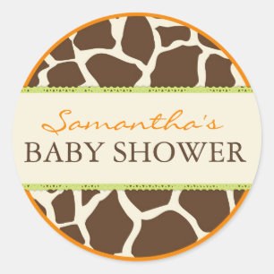 Rond Safari Boy Sticker D