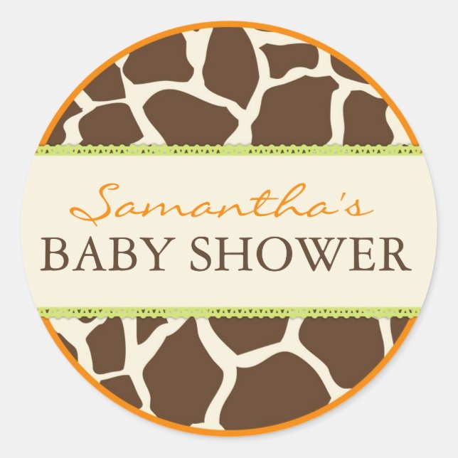 Rond Safari Boy Sticker D (Devant)