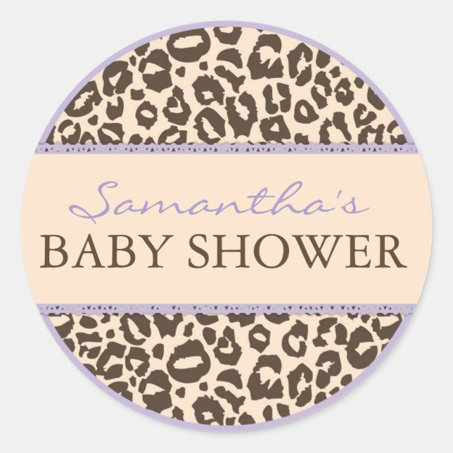Rond Safari Girl LAV Sticker CHE (Devant)