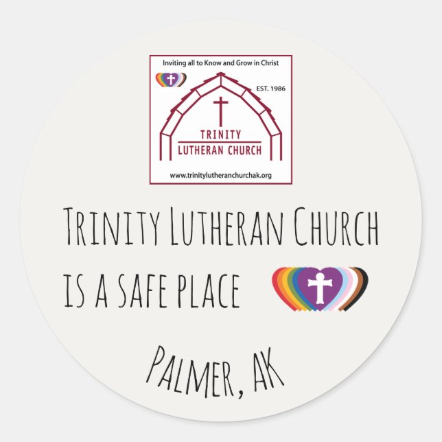 Rond Safe Place Sticker Set  (Devant)