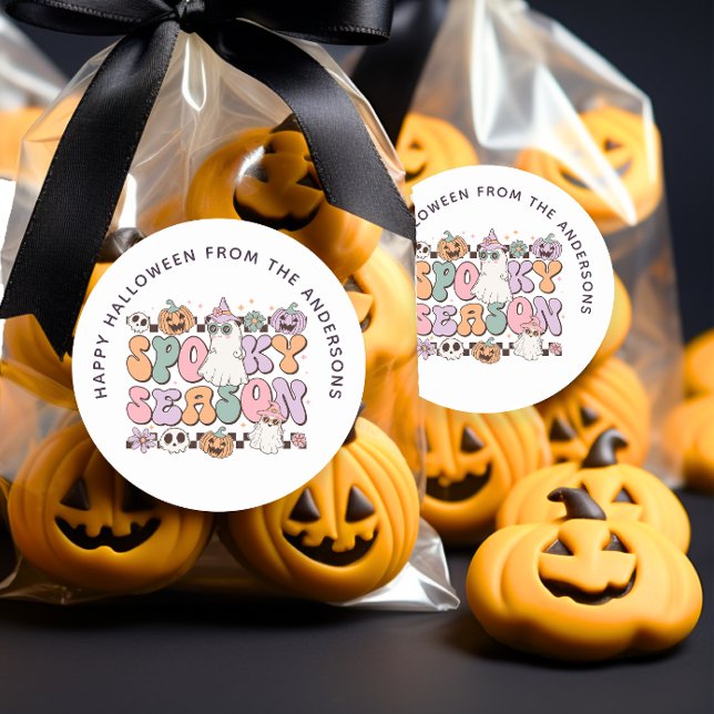 Rond Saison éffrayante Halloween Super Sticker sac de t (Créateur téléchargé)