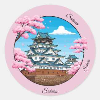 Rond Sakura Japanese Castle Sticker Pack