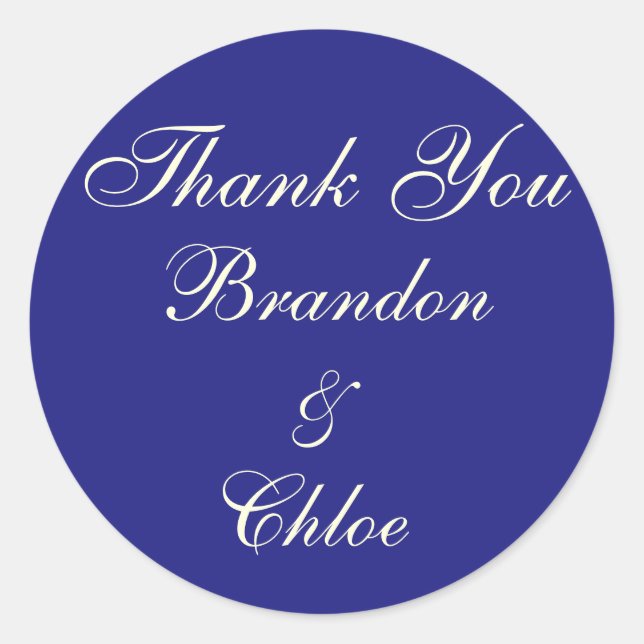 Rond Sapphire Blue, Off White et Pearl Sticker (Devant)