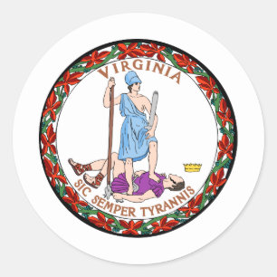 Rond Sceau de Virginie, Sceau de Virginie Sticker