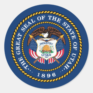 Rond Sceau d'Utah, Sceau de Sticker d'Utah