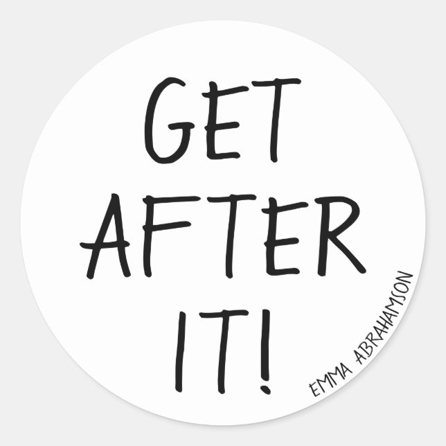 Rond S'EN SUIVRE ! Sticker Set (Devant)