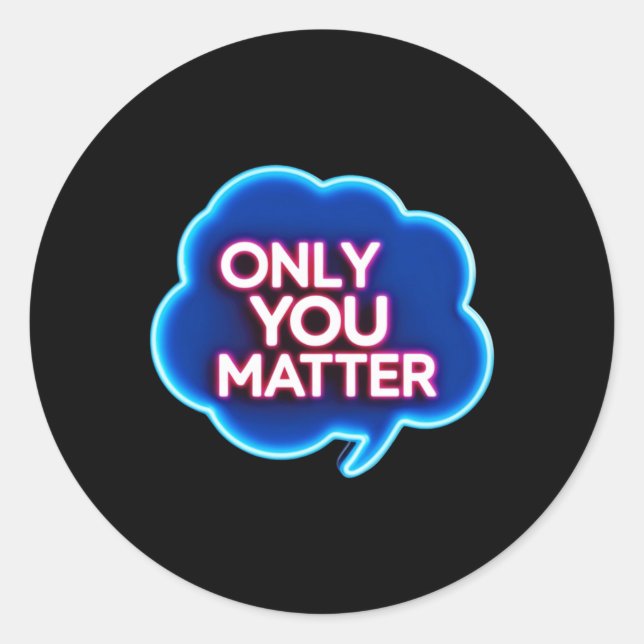 Rond Seulement vous 2 Sticker (Devant)