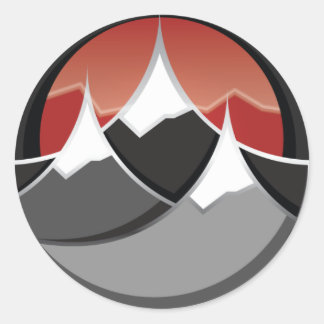 Rond Ski Life - Sticker