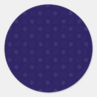 Rond Snowflake Football Sticker